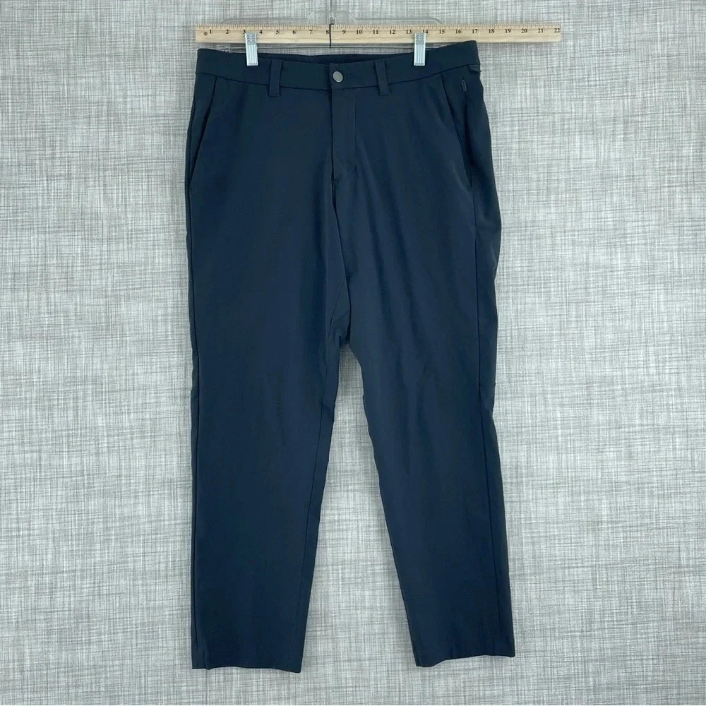 Lululemon Commission Slim Pants Mens Size 33x27 Gray 1499